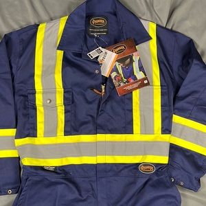 Brand New Pioneer | Men's Class 1 Level 2 Reflective Striped Coveralls | Size 48